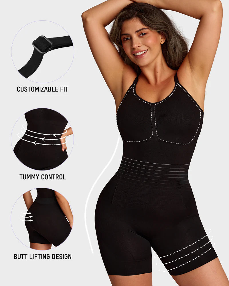 PLERIVA Seamless Full Body Sculpting Bodysuit: Full-Body Shaping, Light Feel