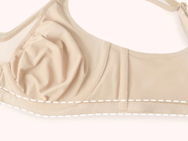 PLERIVA Unlined Underwire Full Coverage Minimizer Bra: Smooth Under Fitted Tops