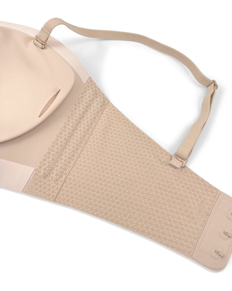 PLERIVA Anti-Slip Strapless Wireless Lift Bra: Silicone Grip Band
