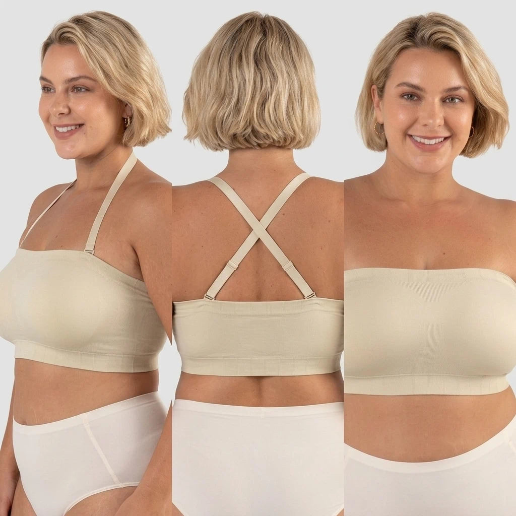 PLERIVA Convertible Invisible Support Bra: Wear It Your Way