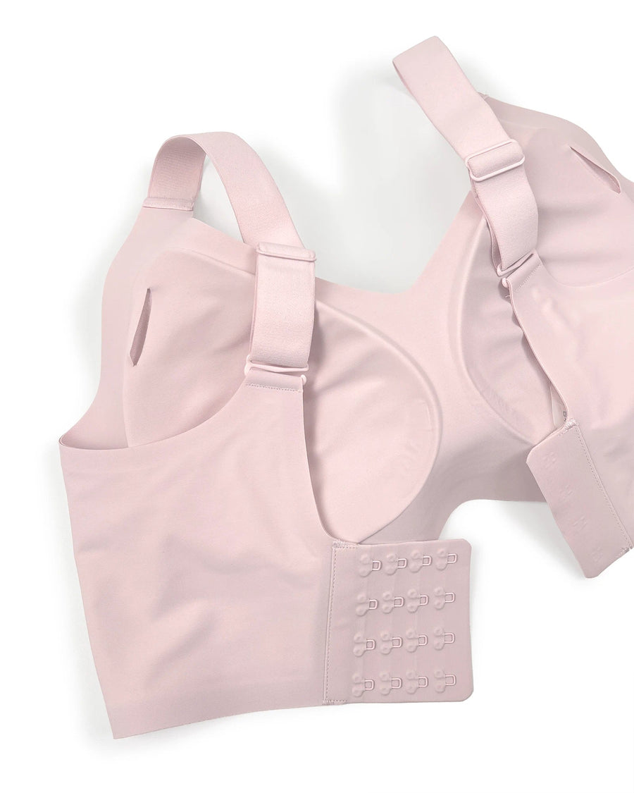 PLERIVA Seamless Wireless Full Coverage Lift Bra: Four-Row Hook Closure