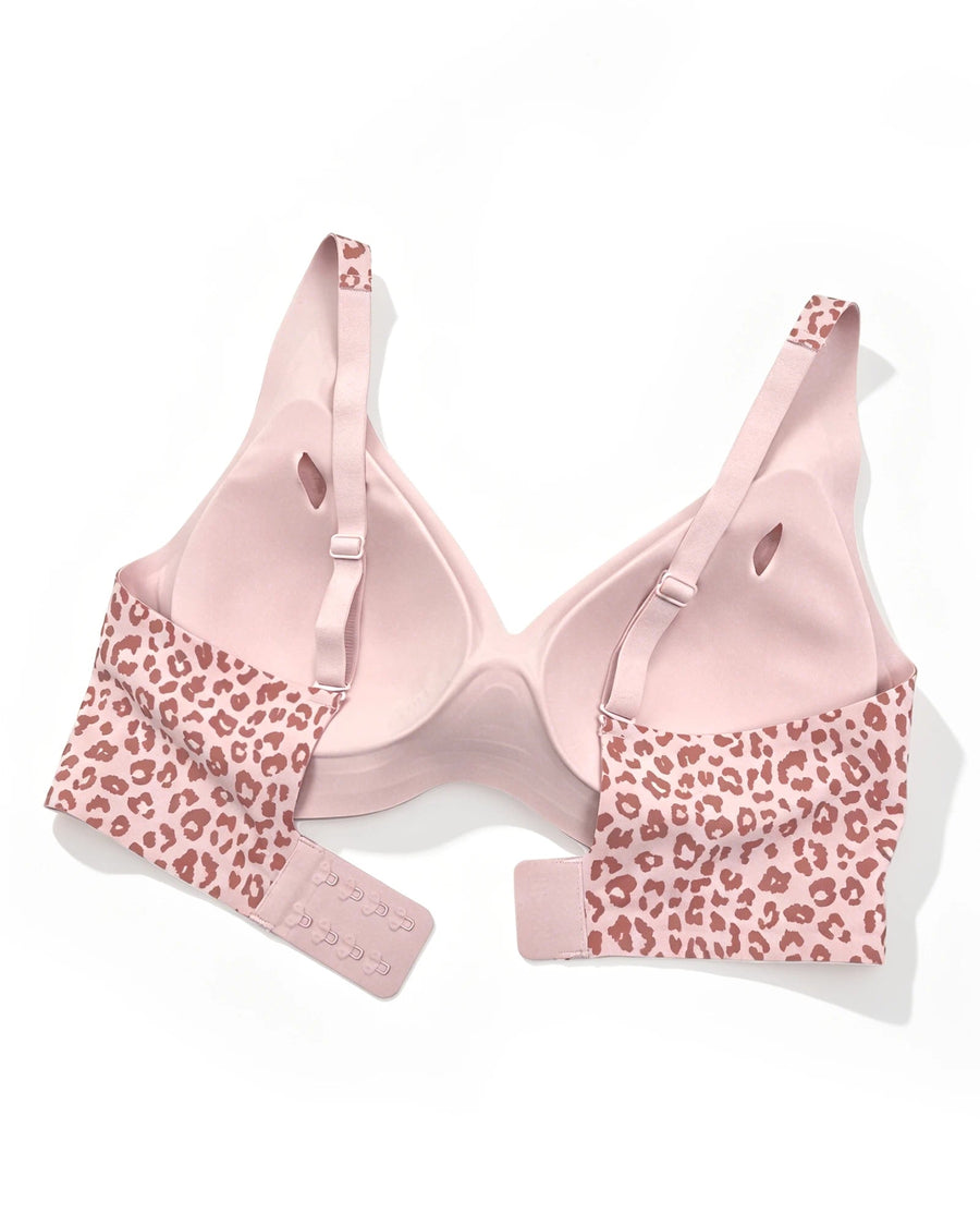 PLERIVA Seamless Wireless Plunge Lift Bra: Fully Adjustable Straps