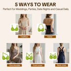 PLERIVA Sheer Mesh Unlined Plunge Underwire Bra, five ways to wear the straps