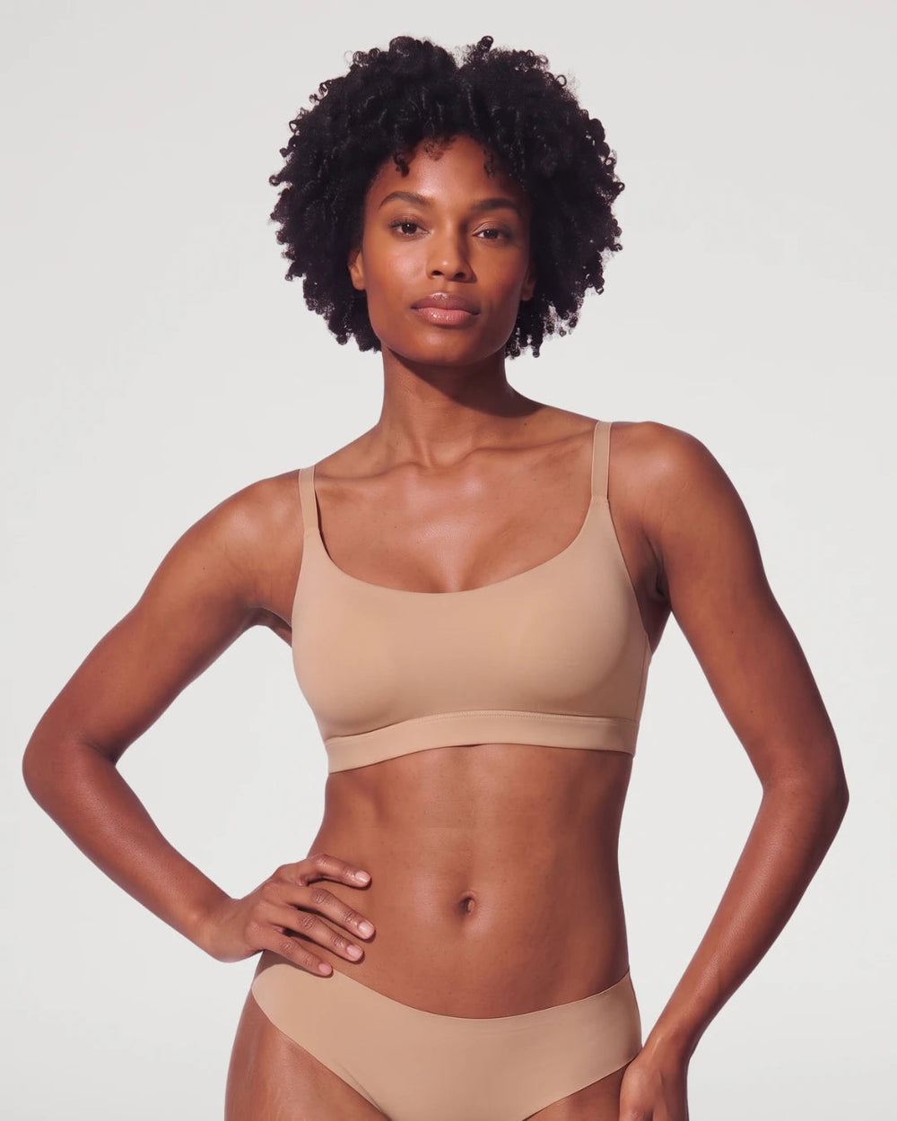 Unlined Scoop Neck Wireless Bralette