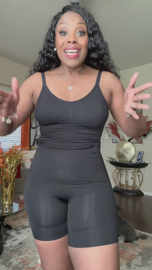 seamless full body sculpting bodysuit fit video