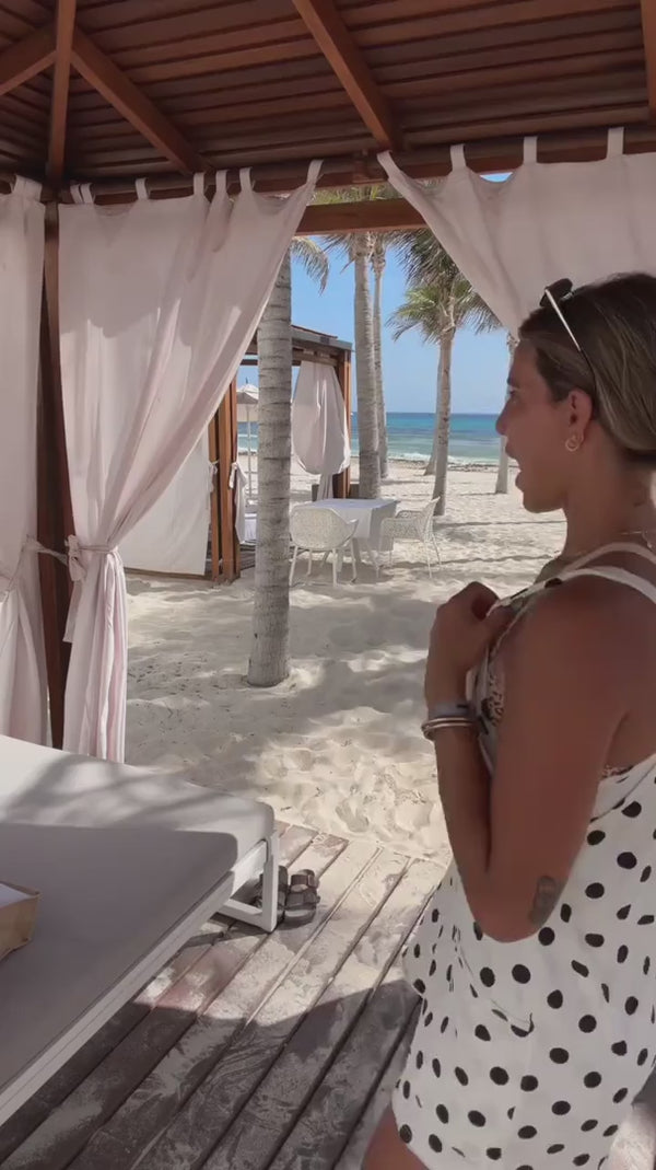Deep V Lace Racerback Bralette fit video