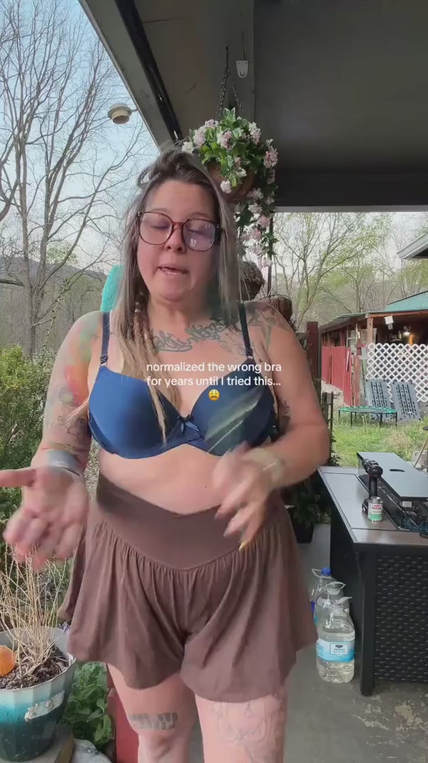 seamless wireless full coverage lift bra fit video