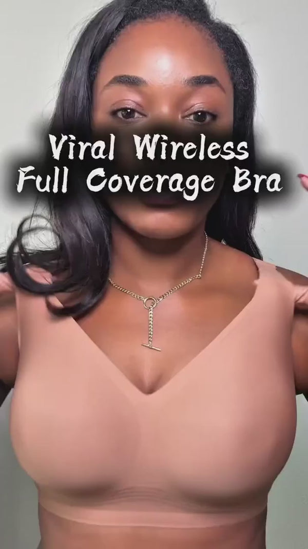 seamless wireless full coverage lift bra fit video