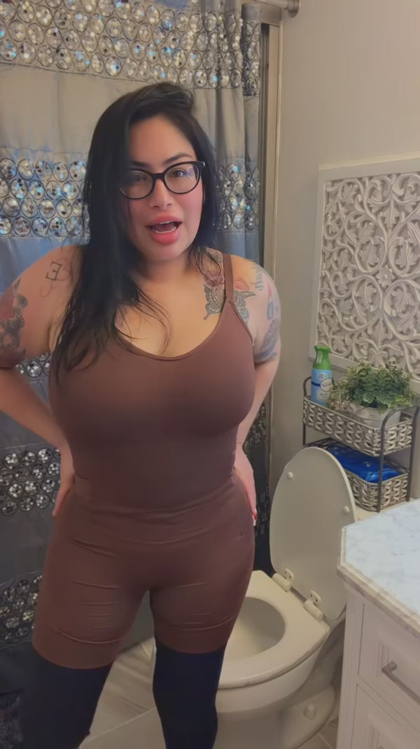 seamless full body sculpting bodysuit fit video