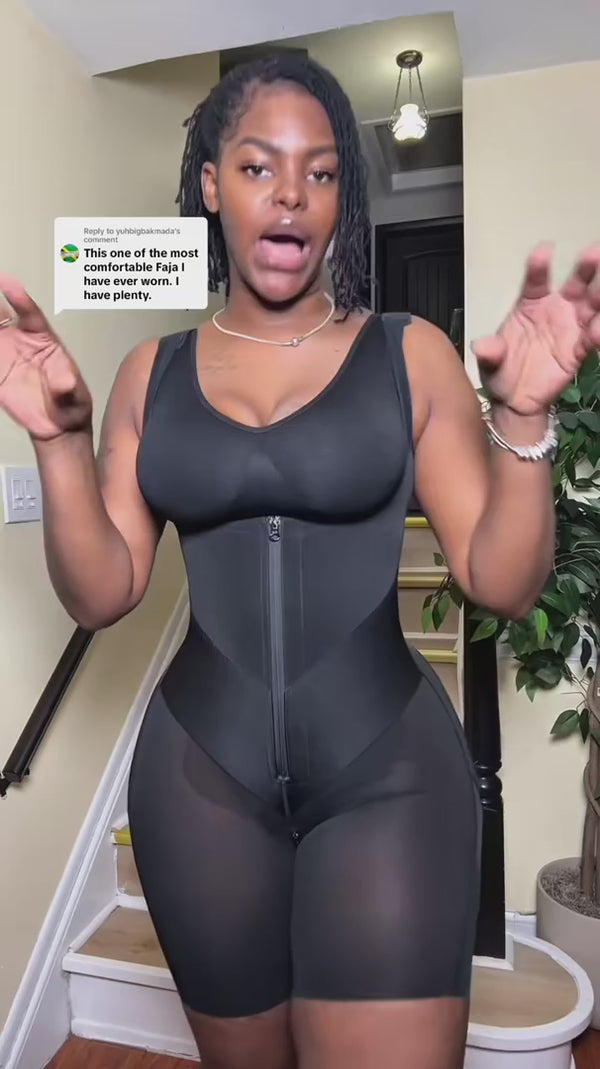 u neck full body sculpting faja fit video