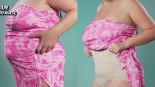 high waist tummy control shaping briefs fit video