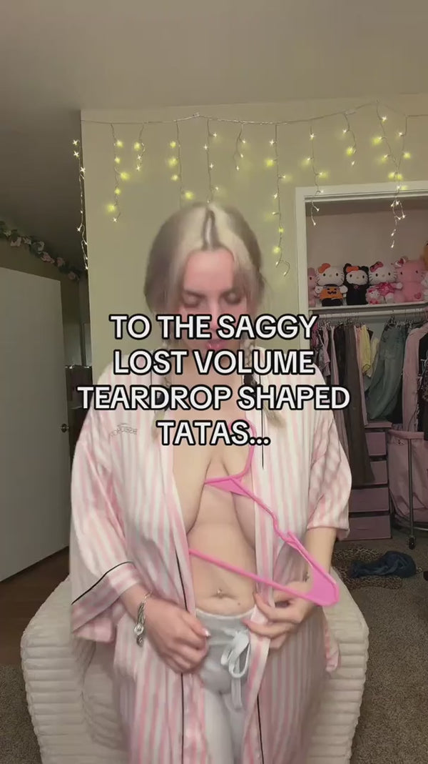 seamless wireless plunge lift bra fit video