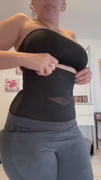 high waist tummy control shaping briefs fit video