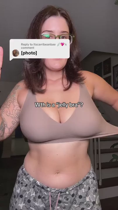 seamless wireless plunge lift bra fit video